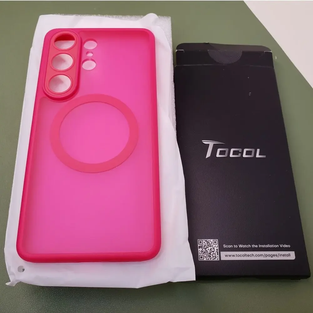 TOCOL Magnetic Case for Samsung Galaxy S26 Ultra - Hot Pink MagSafe Cover